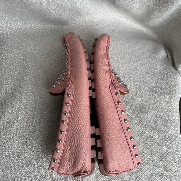 Coach Pink Moccasins with Silver Studs - Picture 2 of 16